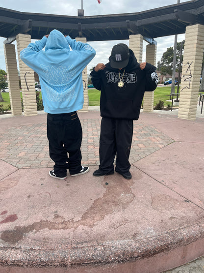 Baby Blue-Family Hoodie